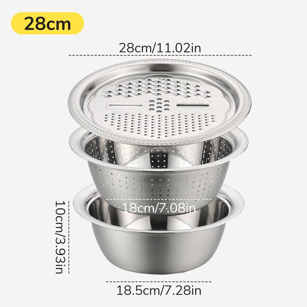 Stainless Steel Prep Bowl Set