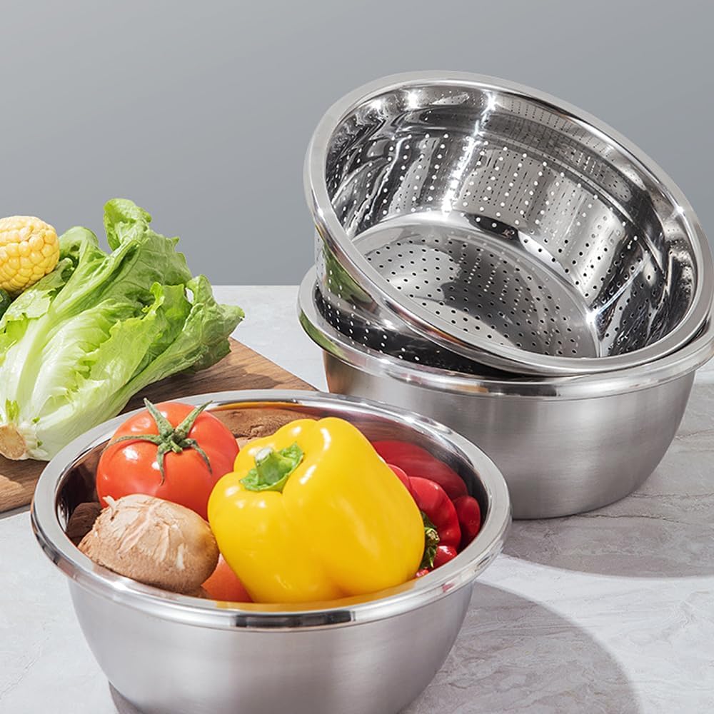 Stainless Steel Prep Bowl Set